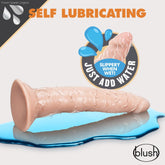 Dr. Skin Glide By Blush® | Realistic 7.5-Inch Long Self-Lubricating Dildo With Suction Cup Base-French Quarter Lingerie